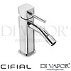 Cifial 32410QD U Mini Square Mono Bidet Mixer Tap Spare Parts